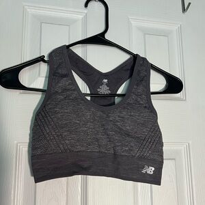 New Balance Women's dark purple Sports Bra
